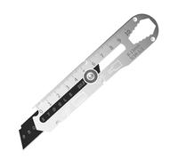 Dovishire Professional SK5 Utility Knife - All-Metal Stainless Steel Handle, Heavy-Duty Multipurpose Cutter for Precision Cutting, Crafting & DIY Tasks (1)