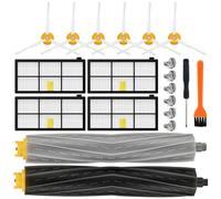 DovLazm 11Pack Replacement Parts for iRobot Roomba 800 900 Series 805 850 860 861 864 866 870 871 880 890 891 960 980 981 985 961 Vacuum Accessories,1 Set Roller Brushes,4Filters,6 Side Brushes