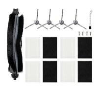 DovLazm Compatible with Eufy L60 Eufy 50 Series Robot Vacuums Replacement Parts Accessories Kit 1 Main Brush +4 Filters +4 Side Brush Replacement