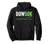 Dow 50K Stockbroker Day Trader Financial Advisor Dow 50000 Pullover Hoodie
