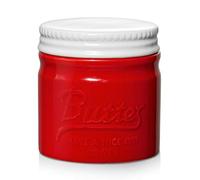 DOWAN Ceramic Butter Dish With Lid - Keeps Butter Fresh, Soft and Spreadable - French Keeper With Water Line - Red