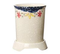 Dowbom Japanese Ceramic Cutlery Drainer For Chopstick, Drain Rack, Cutlery Holder With Handle, Chopstick Holder For Kitchen (D)