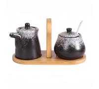 Dowbom Japanese Cream And Sugar Set For Coffee Bar, Creamer And Sugar Sets, Sugar Bowl And Creamer Set, Gradient Coffee Serving Set (K,3 Set), DB-TG-017