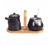 Dowbom Japanese Cream And Sugar Set For Coffee Bar, Creamer And Sugar Sets, Sugar Bowl And Creamer Set, Gradient Coffee Serving Set (I,3 Set)