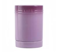 Dowbom Kitchen Utensil Crock, Ceramic Cooking Utensil, Chopstick Holder For Countertop (Purple, 4")