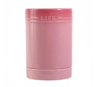 Dowbom Kitchen Utensil Crock for Countertop, Ceramic Cooking Utensil, Chopstick Holder (Pink, 4")