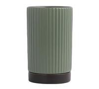 Dowbom Kitchen Utensil Holder for Countertop, Ceramic, Green, 3.5""