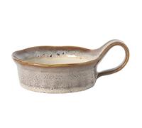 Dowbom Soup Cup With Handle, 400ml Microwave Soup Bowl, Ceramic Soup Mug, Breakfast Bowl, Bouillon Cup (Gray)