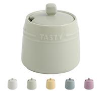 Dowbom Sugar Bowl With Lid And Spoon, Sugar Jar, Sugar Pot, Sugar Dish, Storage Jar, Sugar Container (Green)