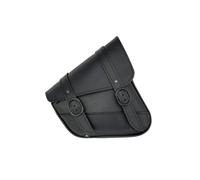 Dowco Willie & Max Black Jack Swingarm Bag - Black Buckle - Dual Shock - Sportster Black W/Black Buckles 10.5" x 11.5" x 4.5"