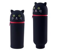 Dowdiles Soft Silicone Pencil Case, Cartoon Pencil Case, Pen Holder Pencil Bag Girls Boys, Stand Up Pencil Case, Animal Pen Holder, Cute School Supplies, Pens Pencil Case, Colourful, Länge ca. 20cm,