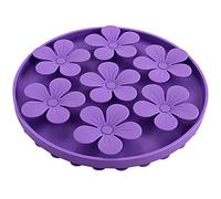 Doweiss Slow Feeder,Cat Help Slow Down Eating Speed Cut Flower Silicone Rubber Cute Slow Feeder for Puppy/Cat/Dog
