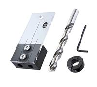 Dowel Jig Drill Guide Pocket Hole Jig 3/8 Inch Locator Acrylic Faces Tools for Woodworking Carpentry