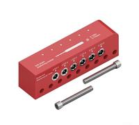 Dowel Jig for Round Rod Alignment with Built-in Depth Control and CNC Machined Aluminum Body for Industrial Use (T0012-A)