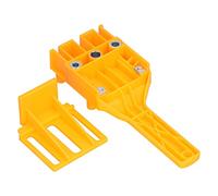 Dowel Jig Handheld Dowelling Hole Drilling Guide Tool 6mm 8mm 10mm Woodworking Yellow