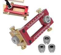 Dowel Jig Kit - Drill Guide Dowel Jig Bed | Drill Locator, Pin Fixture Woodworking Hole for Woodworking Drilling Holes, 5-Hole 6/8/10/12/15mm Bit Set