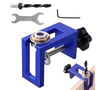 Dowel Jig Kit - Portable Jig Set, Adjustable Pocket Peg Hole Positioning System | Precise Woodworking Woodworking Tool Locator Set