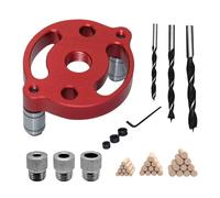 Dowel Jig Self Centering | Drawer Drill Guide | Punch Locator Drill Guide - for Woodworkers Contractors Carpenters Handymen Homeowners Kitchen Bathroom Closet System Office Home