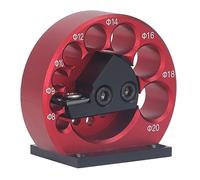 Dowel Maker, 8 to 20mm Adjustable Dowel Maker Round Rod Auxiliary Tool High Accuracy Aluminum Alloy Body Cemented Carbide Blade Dowel Cutter Dowel Plate for Woodworking