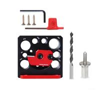 Dowel Maker Jig Kit Adjustable Electric Drill with 8 Hole Design and Precision Cutting Features for Woodworking Success (b)
