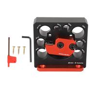Dowel Maker Jig Kit, Adjustable Woodworking Tool with Carbide Inserts, Imperial Sizes for Electric Drill, Aluminium Alloy Round Rod Cutter