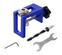 Dowel Maker Jig Set - Dowel Drilling Template with Positioning Clip | 1cm Opening Size, Adjustable Jig Set | Portable Tool Hole Gauge Set Precise Locator For Precise Bags