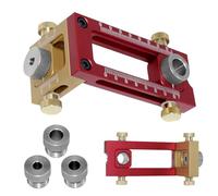 Dowel Molds, Screw Jig 2 in 1 | Hole Jig for Woodworking | Pin Fixture Woodworking Hole Drill, Drill Locator for Bed Cabinet Screws and Aligned Plug Holes