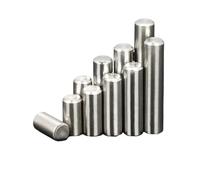 Dowel pin, 304 SS Round Head Flat Chamfered Dowel Pins M1.5-M2.5 Dia 5-30mm Len 5-30mm 100pcs(8mm(100pcs),M2)