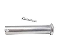 Dowel Pin,Flat Head Cylindrical Pins Position Hole Dowel Matching Cotter Metric Flange Machine Fastener Stainless Steel(M10 x 100mm)