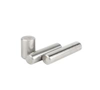 Dowel pin, Internal Thread Cylindrical Dowel Pins 304 Stainless Steel Φ4-12mm M3-M6 1/2/3/5/10 Pcs(5x20xM3mm-10pcs)