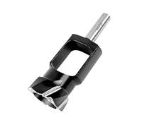 Dowel Plug Cutter Tenon Drill Bit, Wood Plug Hole Cutter, Tenon Dowel Deep Plug Drill Woodworking Cutter, Tapered Sealing Plug Cutter 13mm Shank for Furniture Making (35mm)