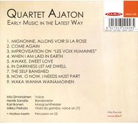Quartet Ajaton – Early Music in the Latest Way