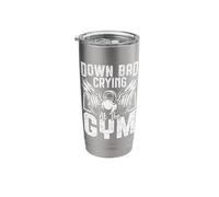Down Bad Crying At The Gym Stainless Steel Insulated Tumbler
