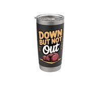 Down but Not Out Boxing Boxer Fighter Resilient Stainless Steel Insulated Tumbler