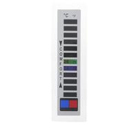 Down Coat Temperature Gauge - Stick On Winter Liquid Crystal Display Strip, Reusable Temperature Indicator for Cold Weather, Fish Tank, Home Outdoor Use Monitoring