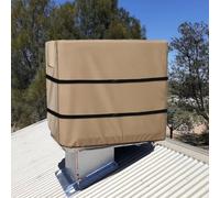 Down Draft Evaporative Cooler Cover,Heavy Duty 600D Protection Rain and Snow Evaporative Cooler Cover,Equipped With 2 bayonet straps Weatherproof Covers for Down Draft Swamp Cooler.42"W x 43"D x 33"H