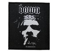 DOWN / FACE LOGO Iron Woven Patch 8.5 x 10 CM