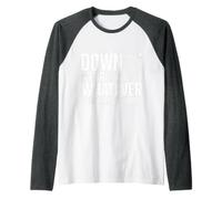 Down for Whatever Until About 9 PM Early Bedtme Mood Raglan Baseball Tee