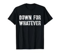 Down for Whatever Value Graphic T-Shirt, Men, Black, L