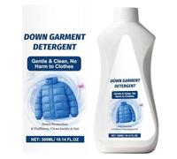 DOWN GARMENT DETERGENT - Professional Down & Feather Cleaner, Restores Fluffiness & Warmth, Gentle Formula for Machine & Hand Wash, 300ml / 10.14 fl.oz