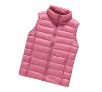 Down Gilet Women Packable Ladies Puffer Gilet Lightweight Womens Quilted Vest Ladies Sleeveless Jacket Puffer Jackets Body Warmer Gilets Padded Waistcoat for Women Sleeveless Coat Bodywarmers Pink M