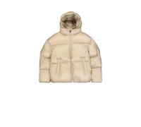 Alpha Industries Cloud Puffer Bomber Winter Jacket Winter Jackets for Men Size 3XL - organic beige