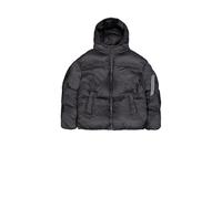 Alpha Industries Cloud Puffer Bomber Winter Jacket Winter Jackets for Men Size 2XL - vintage grey