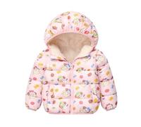 Down Jacket Children's Boys Winter Jacket 2024 Girls Heavy Jacket with Hood Quilted Jacket Buffer Coat Padded Thick Hiking Jacket Cross-Country Jacket