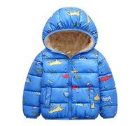 Down Jacket Children's Boys Winter Jacket 2024 Girls Heavy Jacket with Hood Quilted Jacket Buffer Coat Padded Thick Hiking Jacket Cross-Country Jacket