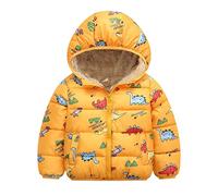Down Jacket Children's Boys Winter Jacket 2024 Girls Heavy Jacket with Hood Quilted Jacket Buffer Coat Padded Thick Hiking Jacket Cross-Country Jacket