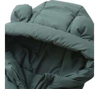 Down Jacket Girl,Boys Down Winter Jacket for Everyday Use with Thick Hood and Cozy Warmth Insulated Padded Coat Suitable for 1-3 Years Old Kids (Green, 3-4 Years)