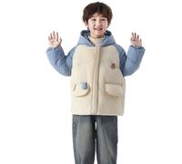 Down Jacket Kids,Girls Down Winter Jacket for Toddlers and Kids - Cozy Thick Padded Coat with Animal Hood for Everyday Outdoor Play (Blue, 2-3 Years)