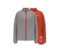 Mac in a Sac Polar Men's Packable Down Jacket, Burnt Orange Grey, L