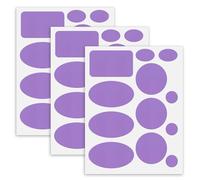 Down Jacket Patches Nylon Repair Tape Self-Adhesive Repair Patch | Pre-Cut, Waterproof Tear-Resistant Rip-Stop Nylon Fabric Patches to Fix Holes in Clothing, Sleeping Bags (36pcs, Purple)